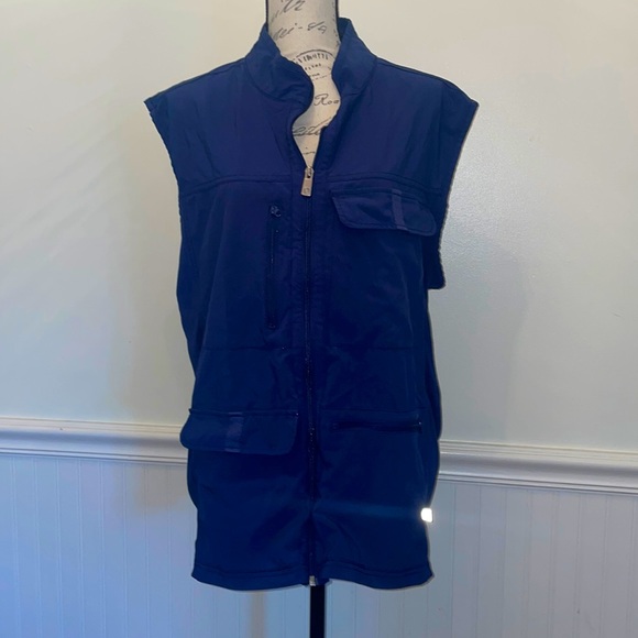 Cherokee Jackets & Coats Infinity By Cherokee Xl Navy Blue Scrub Vest For Men Poshmark
